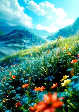 Mountain Meadow Flowers