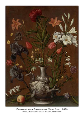 Flowers in Grotesque Vase