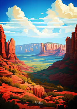 Sedona Landscape Oil Painting