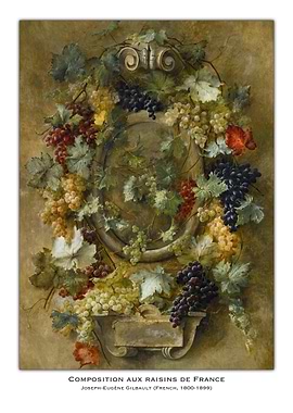 Grapes and Vines Still Life