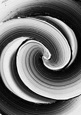 Black and White Swirl