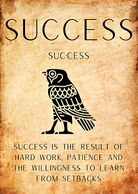 Success Quote with Falcon