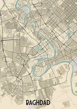 Baghdad City Map