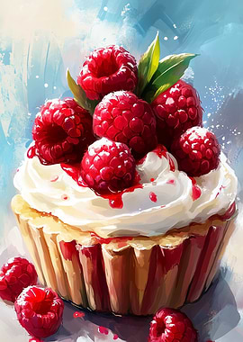 Raspberry Cupcake