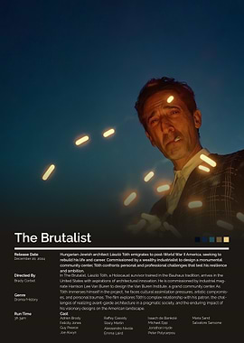 The Brutalist Movie Poster
