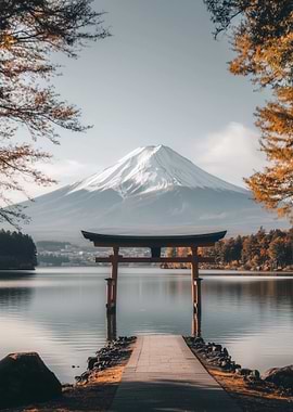 Mount Fuji Torii Gate