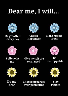 Dear Me, affirmation