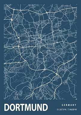 Dortmund City Map