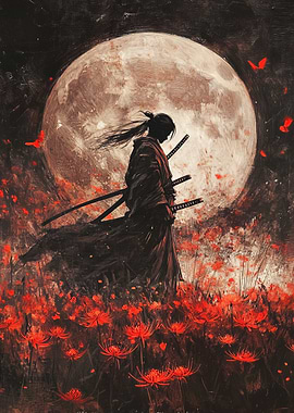 Samurai Under the Moon