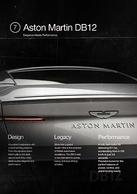 Aston Martin DB12 Magazine Cover