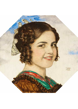 Portrait of a Woman Franz von Stuck