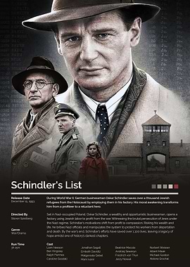 Schindler's List Movie Poster