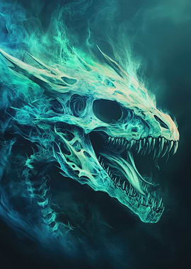 Spectral Dragon Skull
