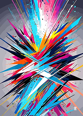 Abstract Color Paint