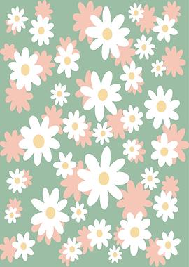 Daisy Floral Pattern