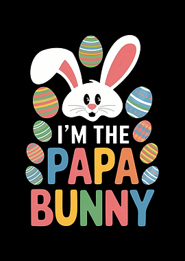 Funny Easter Bunny Dad