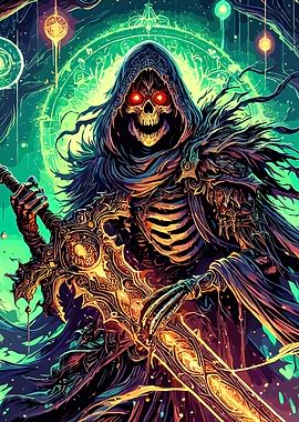 Skeletal Warrior with Sword