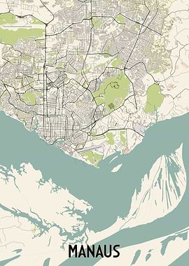 Manaus City Map