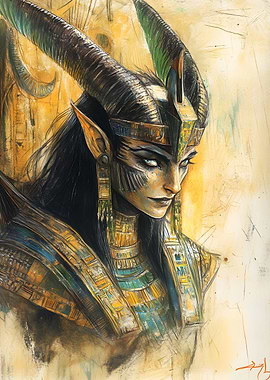 Egyptian Goddess Portrait