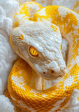 Albino Python