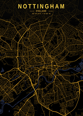 Nottingham Golden Map