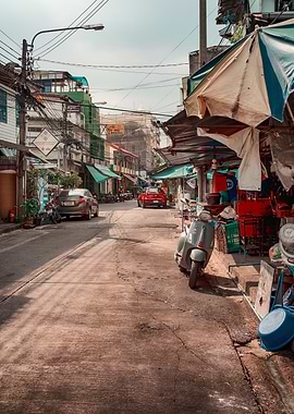 Narrow Street in Thailand