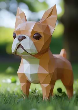 Low Poly French Bulldog