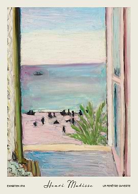 Matisse Open Window Beach