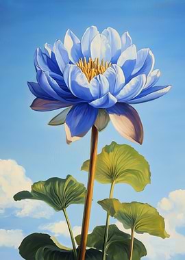 Bloom in Blue Lotus