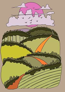 Sunset Hills Landscape