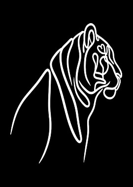 Tiger Line Art