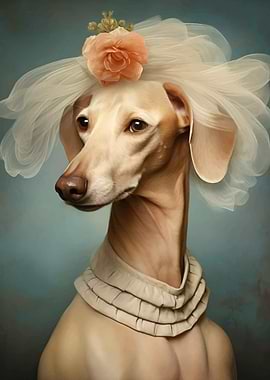 Dog in a Veil