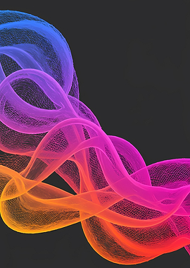 Abstract Colorful Swirls