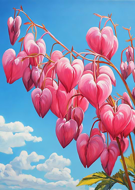 Bloom in Bleeding Hearts