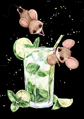 Cute Mice and Mojito