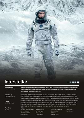 Interstellar Movie Poster