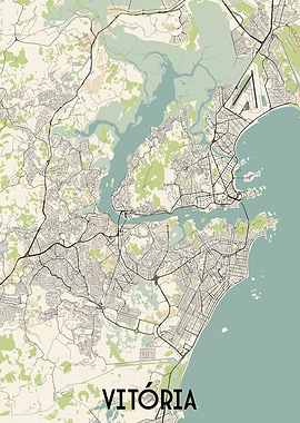 Vitoria City Map