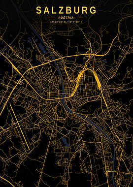 Salzburg Golden Map