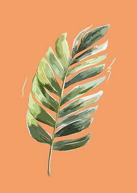 Tropical Leaf Illustration