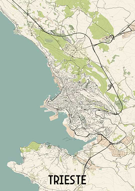 Trieste City Map