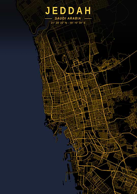 Jeddah Golden Map