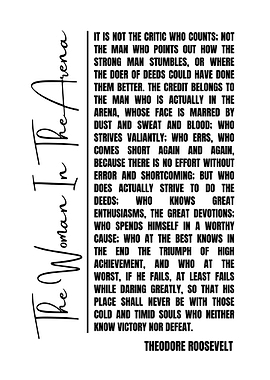 Theodore Roosevelt Quote