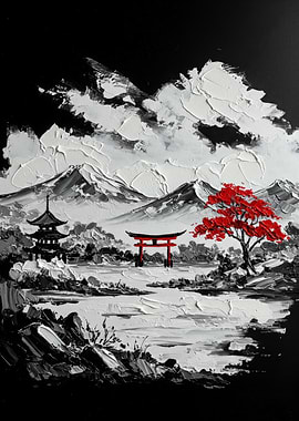 Japanese Landscape Painting