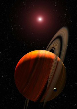 Gas Giant with Rings