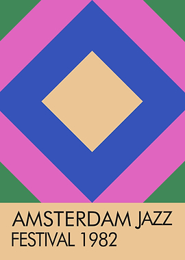 Amsterdam Jazz Festival 1982 Poster