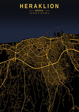 Heraklion Golden Map