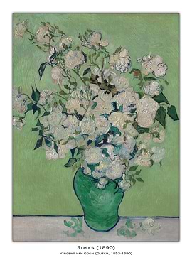 White Roses by Van Gogh