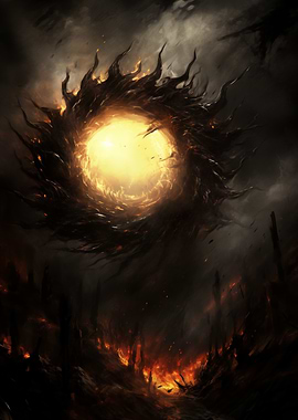 Dark Portal in Flames
