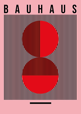 Bauhaus Geometric Art Print