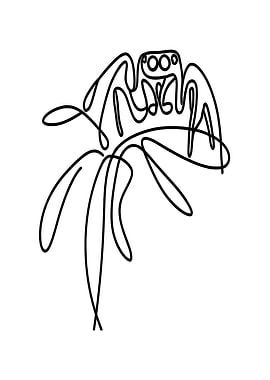 Jumping Spider on a Leaf